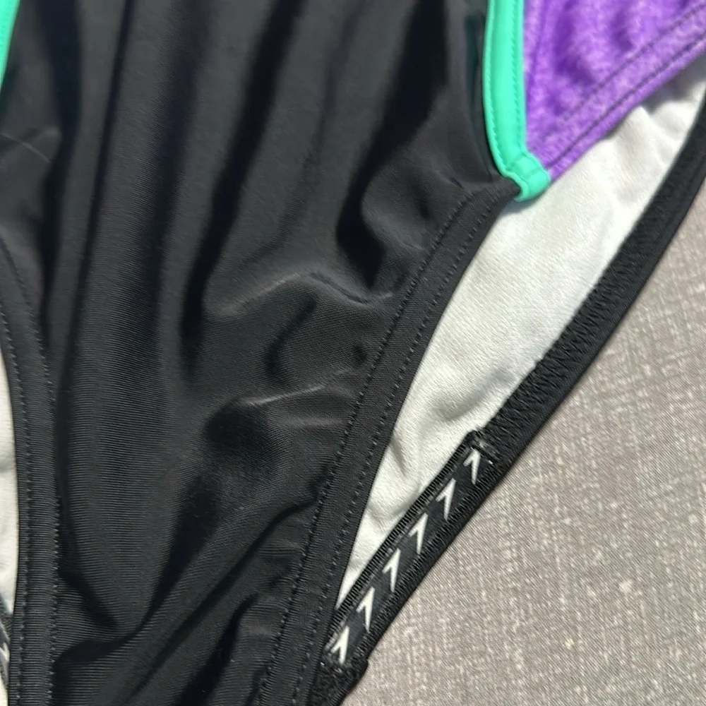 SPEEDO One Piece Bathing Suit Thick Strap Racerback Swimsuit Large Kid's